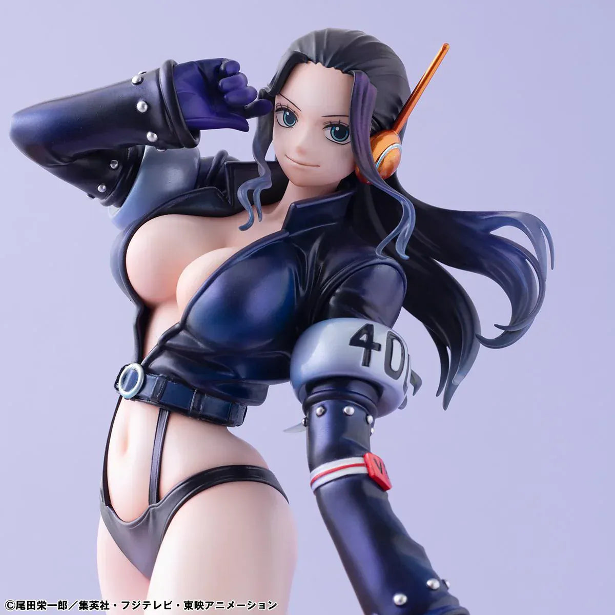 "One Piece Portrait of Pirates Nico Robin Evolutionary History figure standing in futuristic outfit with dynamic pose."