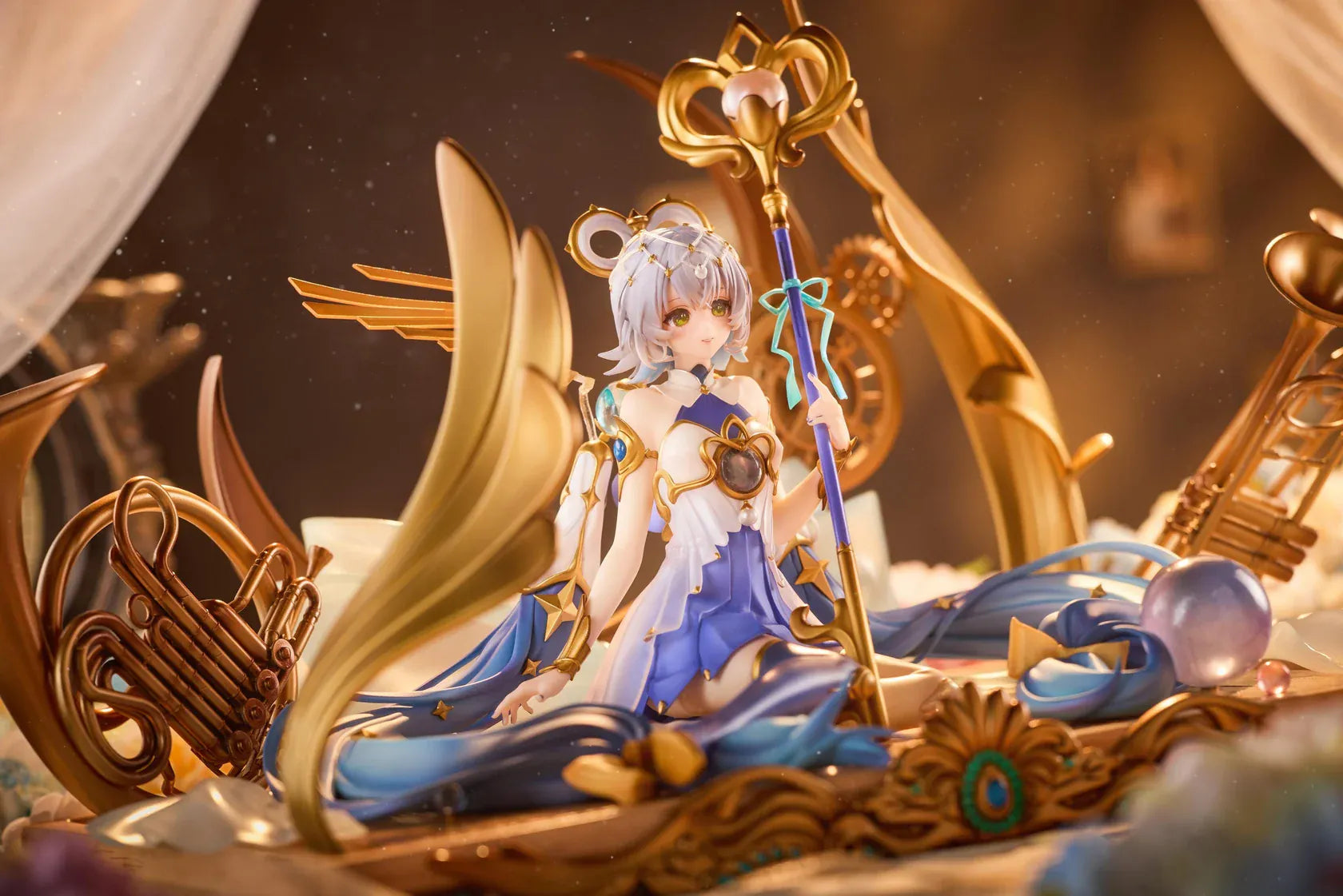 Vsinger Luo Tianyi Ba Yin Qi Xiang Version 1/7 scale figure with ornate musical instrument display base