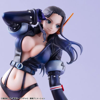 "One Piece Portrait of Pirates Nico Robin Evolutionary History figure standing in futuristic outfit with dynamic pose."