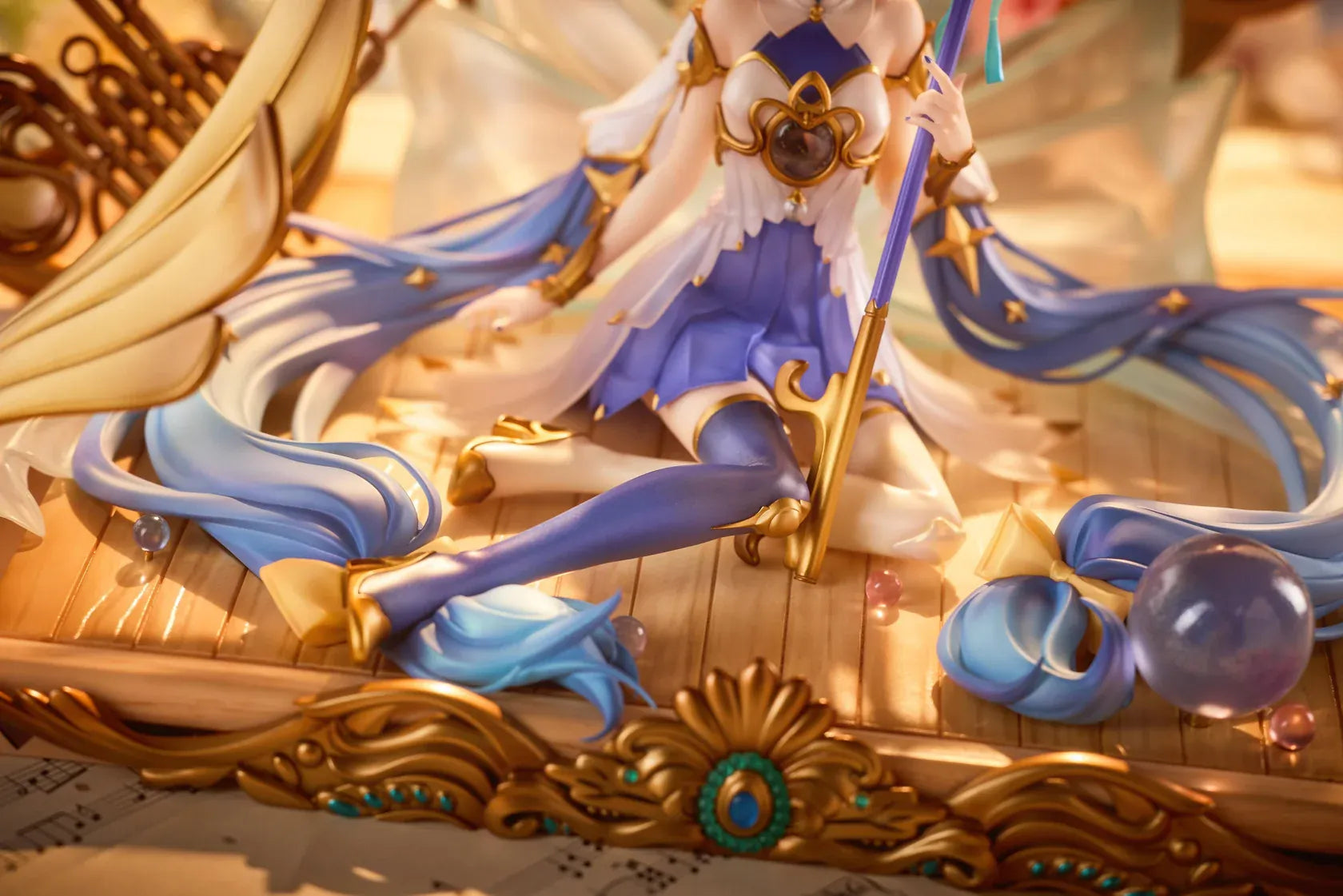 Vsinger Luo Tianyi Ba Yin Qi Xiang Version 1/7 scale figure with ornate musical instrument display base