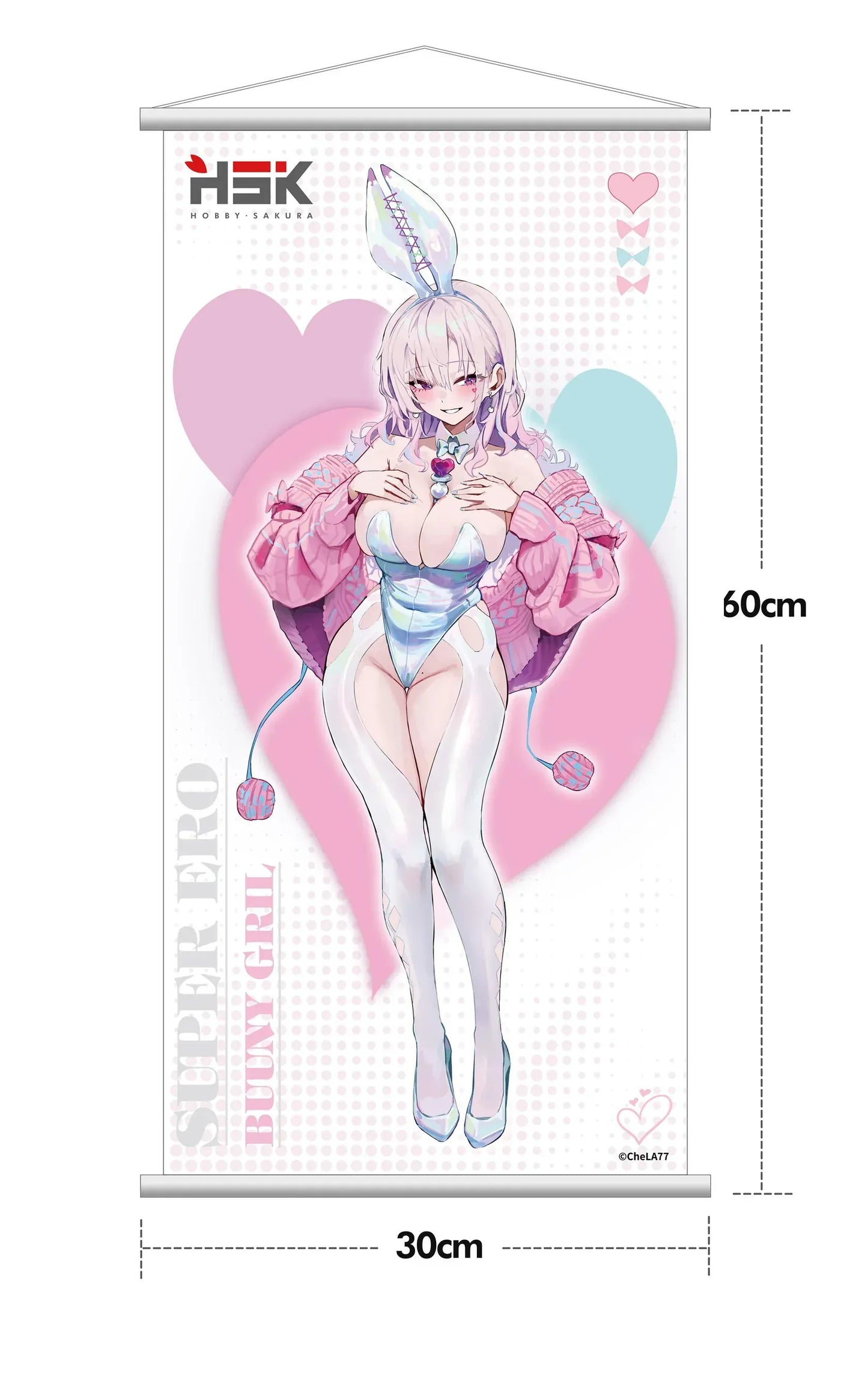 Illustration Knit Bunny Girl Deluxe Edition 1/6 scale figure with pastel colors and display base