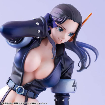 "One Piece Portrait of Pirates Nico Robin Evolutionary History figure standing in futuristic outfit with dynamic pose."
