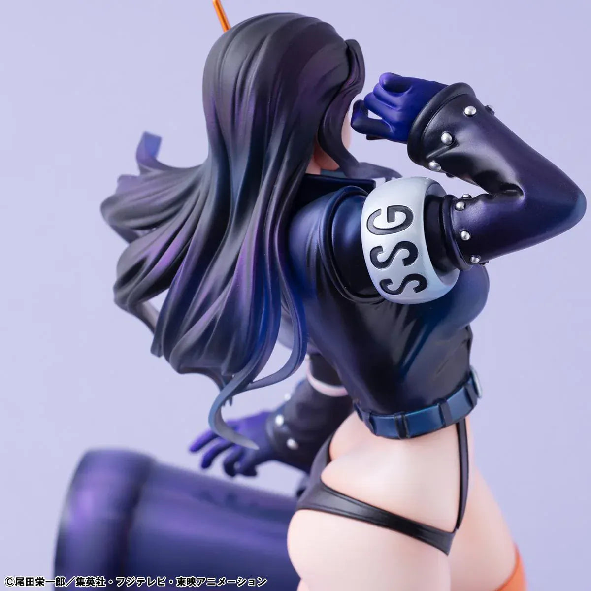 "One Piece Portrait of Pirates Nico Robin Evolutionary History figure standing in futuristic outfit with dynamic pose."