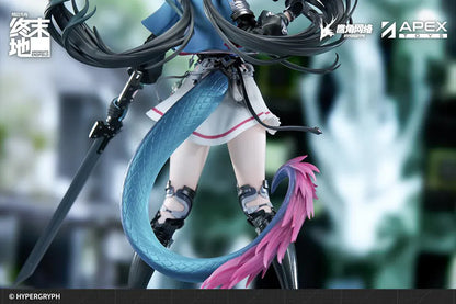 Arknights Endfield Chen Qianyu 1/7 scale figure by Apex Toys featuring dual blades and dynamic pose