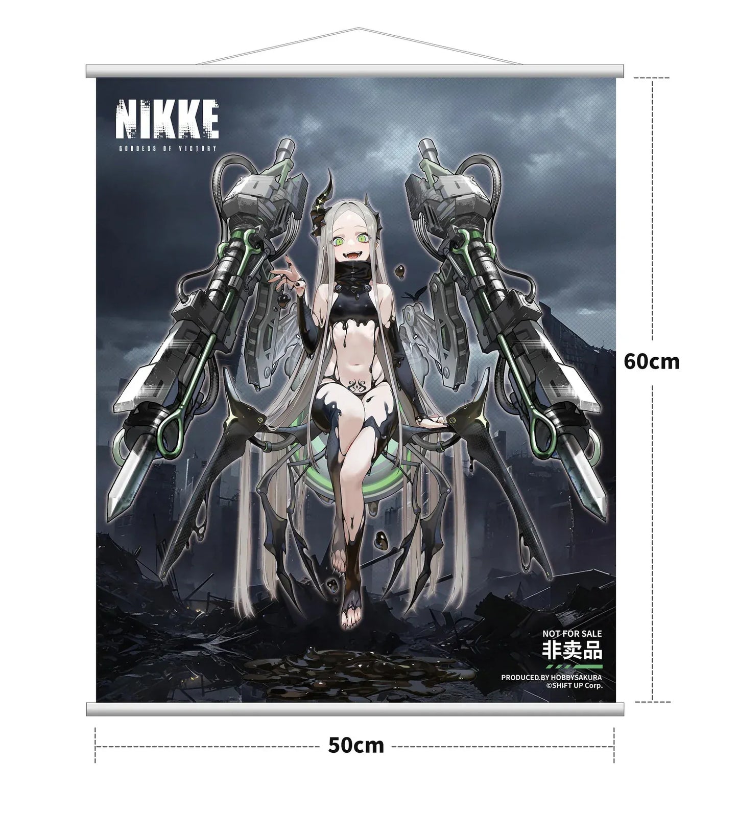 Goddess of Victory Nikke Leviathan Deluxe Edition 1/7 scale figure with large mechanical weapon systems and glossy black effect base