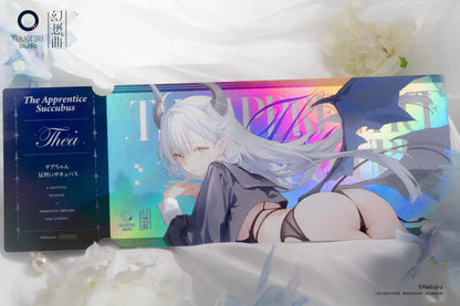 Fantasias Series Thea-chan Apprentice Succubus 1/6 scale figure set featuring two versions with horns tail and silver hair collectible