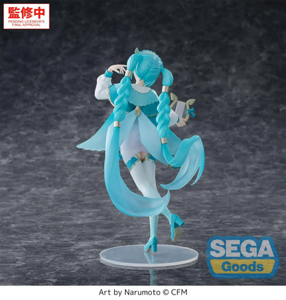 Vocaloid Luminasta Hatsune Miku Wandering Minstrel Version anime figure holding a lyre