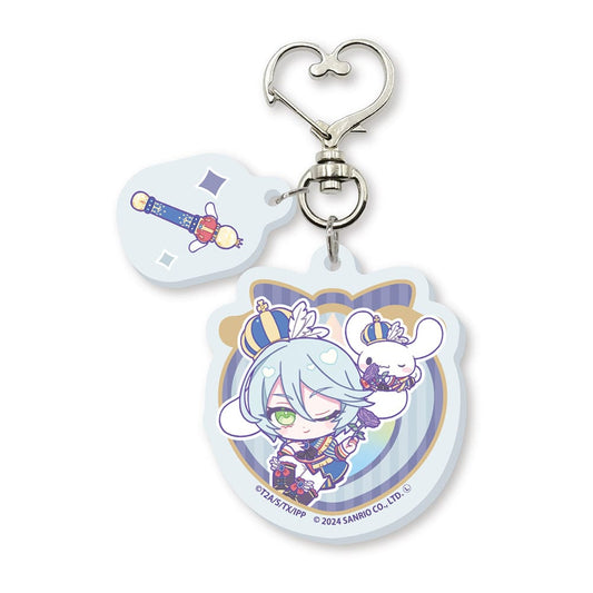 PriPara 10th Anniversary x Sanrio Characters Acrylic Key Chain – Shikyoin Hibiki & Cinnamoroll