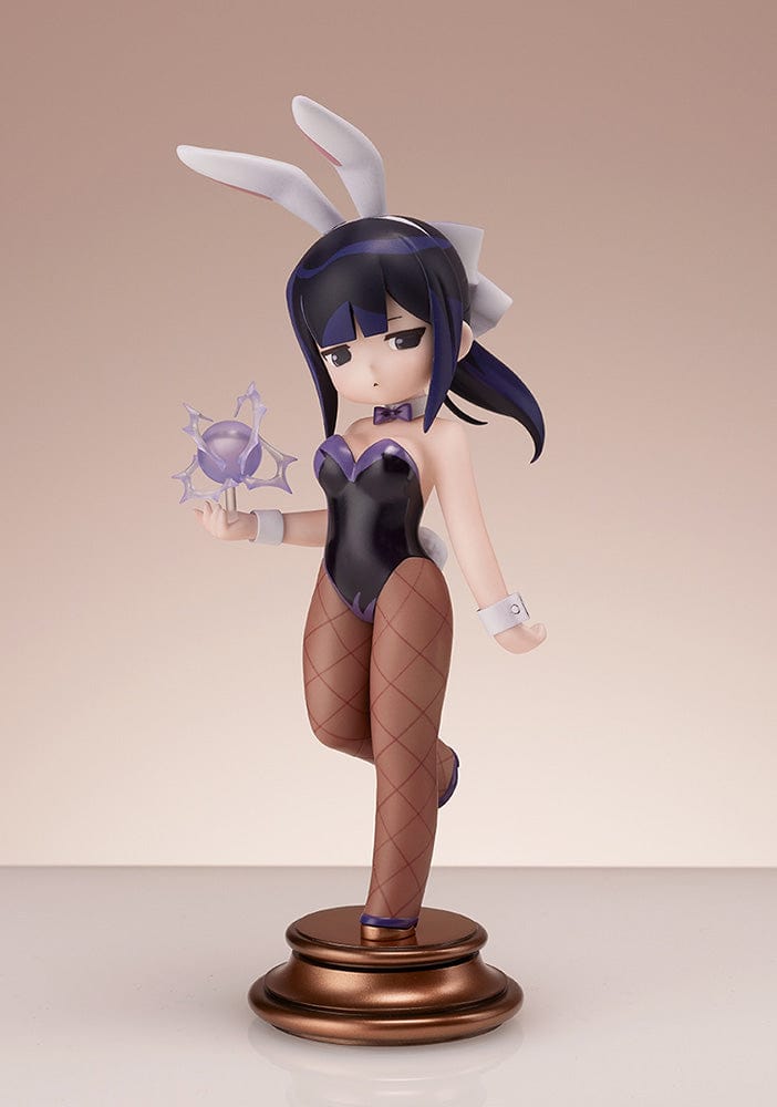 Overlord Narberal Gamma (Juami Bunny Girl Ver.) 1/7 Scale Figure in black bunny outfit, holding a magical staff, with fishnet stockings and bunny ears.