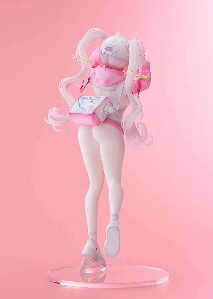 Goddess of Victory: Nikke Alice Sweet Home 1/7 Scale Limited Edition Figure with a joyful expression, bunny-themed hoodie, and flowing twin tails.