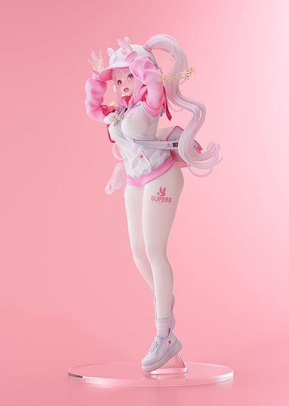 Goddess of Victory: Nikke Alice Sweet Home 1/7 Scale Limited Edition Figure with a joyful expression, bunny-themed hoodie, and flowing twin tails.