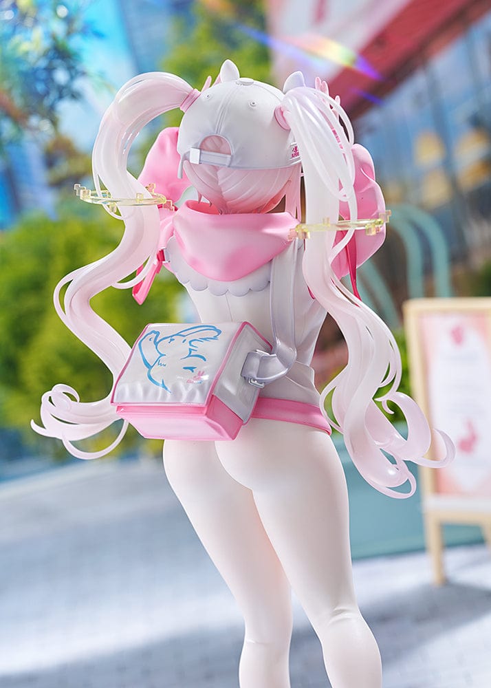 Goddess of Victory: Nikke Alice Sweet Home 1/7 Scale Limited Edition Figure with a joyful expression, bunny-themed hoodie, and flowing twin tails.