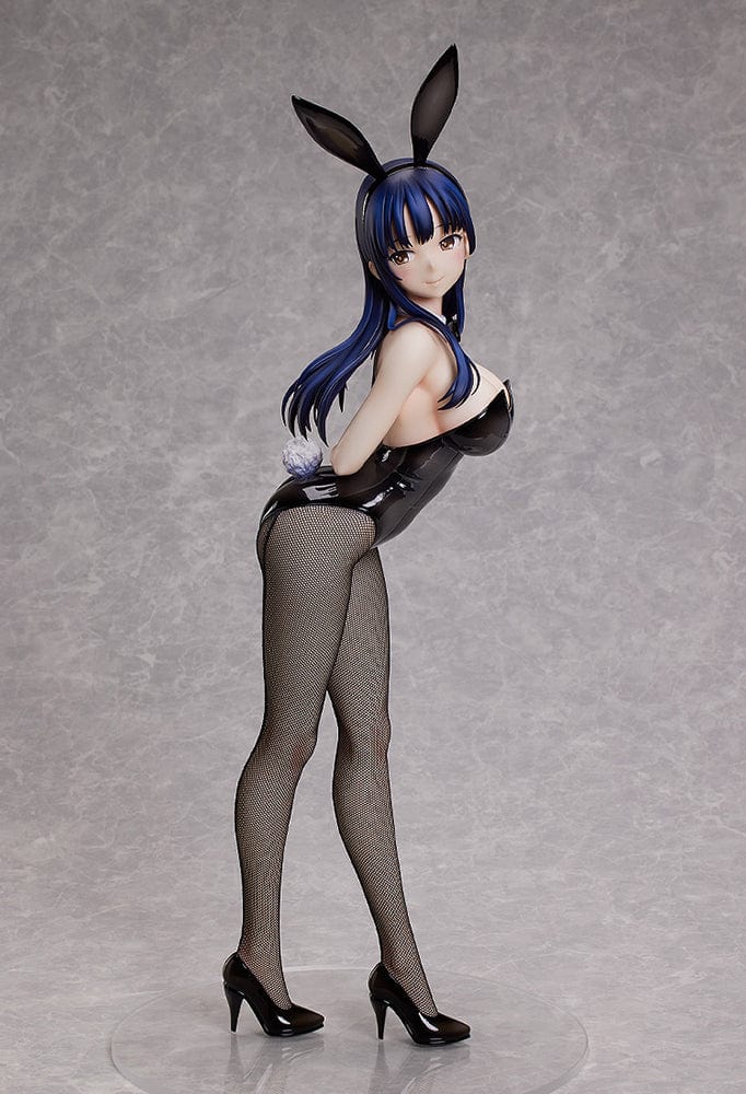 The Dangers in My Heart B-Style Anna Yamada (Bunny Ver.) 1/4 Scale Figure featuring Anna in a seductive pose, wearing a black bunny suit with fishnet stockings.