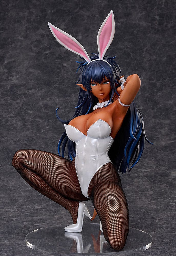 Arshes Nei Bunny Version 1/4 Scale Figure from Bastard!! Heavy Metal Dark Fantasy in a striking white bunny outfit with detailed fishnet stockings and dynamic hair sculpt.