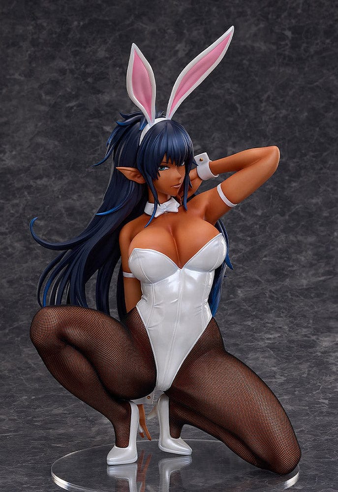 Arshes Nei Bunny Version 1/4 Scale Figure from Bastard!! Heavy Metal Dark Fantasy in a striking white bunny outfit with detailed fishnet stockings and dynamic hair sculpt.