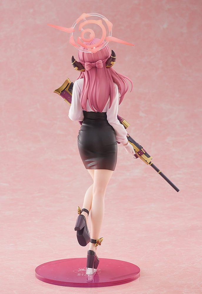 "Blue Archive Aru 1/7 Scale Figure collectible with detailed sculpt, cape, and rifle"