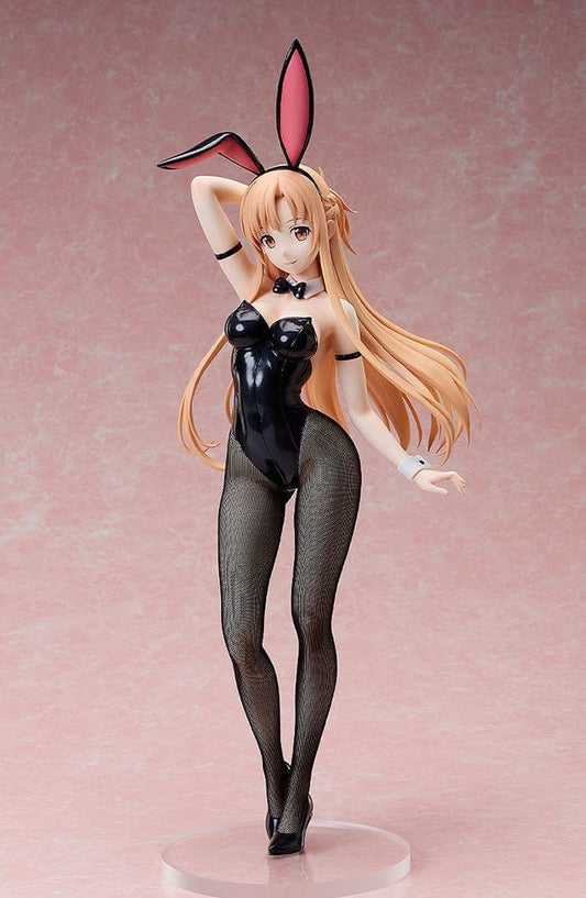 Sword Art Online: Progressive B-Style Asuna (Bunny Ver.) 1/4 Scale Figure in black bunny suit with fishnet stockings and long flowing hair.