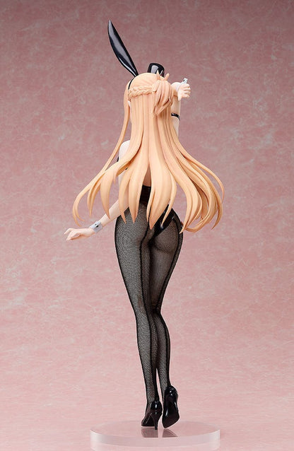 Sword Art Online: Progressive B-Style Asuna (Bunny Ver.) 1/4 Scale Figure in black bunny suit with fishnet stockings and long flowing hair.