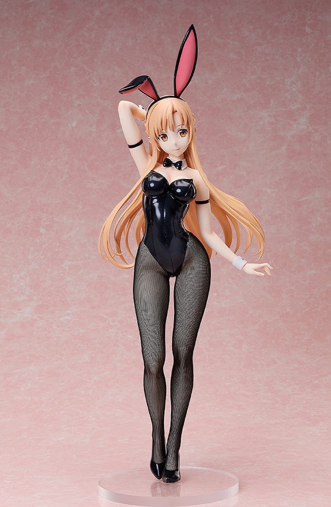 Sword Art Online: Progressive B-Style Asuna (Bunny Ver.) 1/4 Scale Figure in black bunny suit with fishnet stockings and long flowing hair.