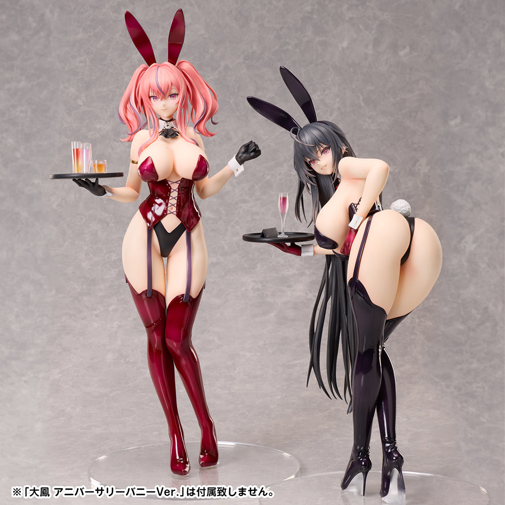 Azur Lane B-Style Bremerton (Anniversary Bunny Ver.) 1/4 Scale Figure featuring a glamorous bunny costume, intricate details, and a playful pose, perfect for fans and collectors.