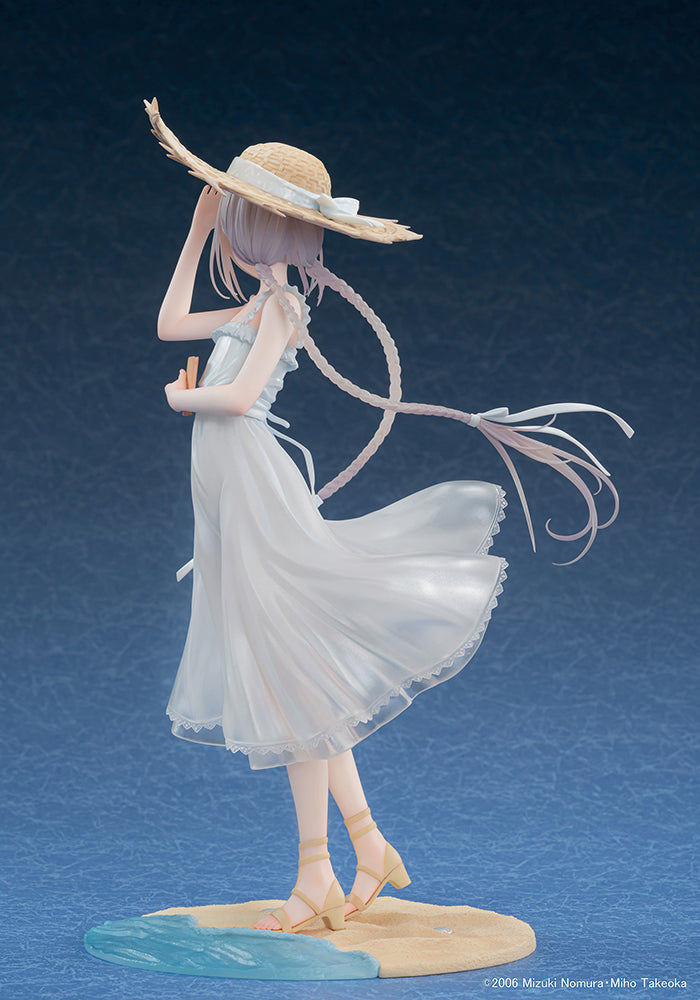 Book Girl Toko Amano 1/7 Scale Figure featuring Toko in a flowing summer dress, standing gracefully with a serene expression, capturing her ethereal charm and literary elegance.