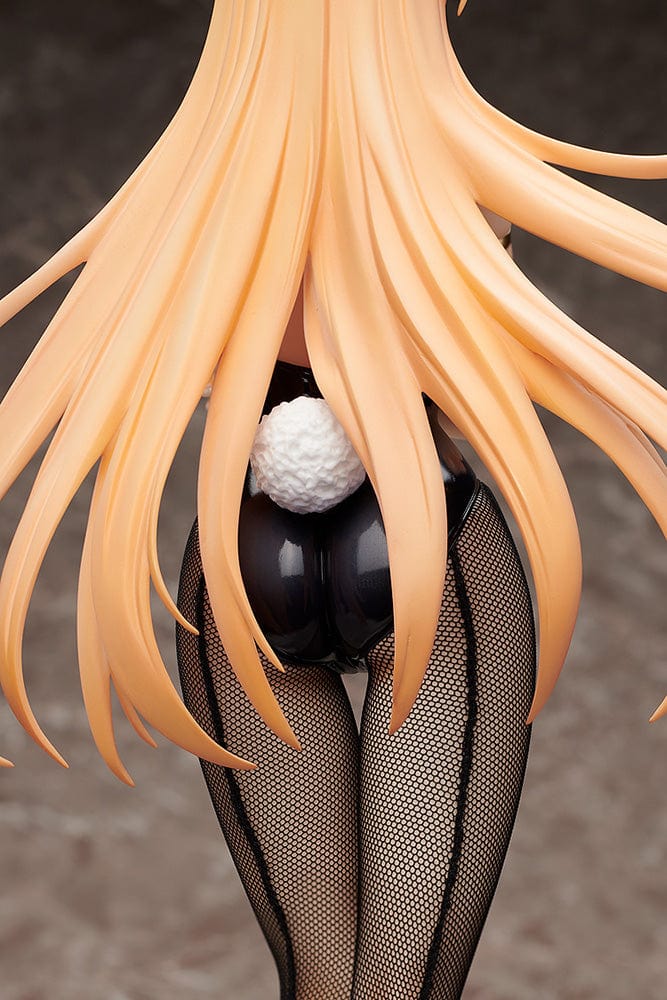 Food Wars! B-Style Erina Nakiri (Bunny Ver.) 1/4 Scale Figure (Reissue) featuring Erina in a sleek black bunny suit with real fishnet stockings.