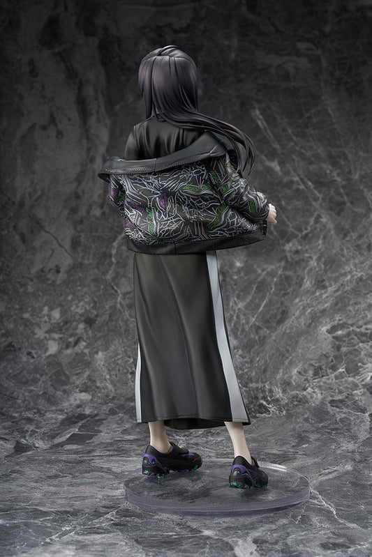 Evangelion Makinami Mari Illustrious Ver.RADIO EVA Part.3 (Original Color) figure, presenting Mari in a stylish hoodie and skirt with modern streetwear influences.