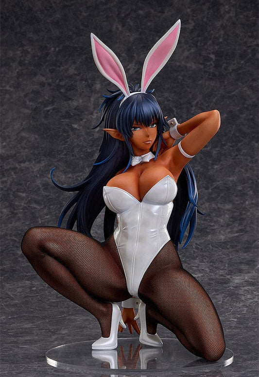 Arshes Nei Bunny Version 1/4 Scale Figure from Bastard!! Heavy Metal Dark Fantasy in a striking white bunny outfit with detailed fishnet stockings and dynamic hair sculpt.