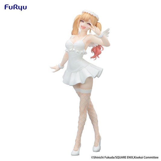 BiCute Pure Marin Kitagawa figure wearing angelic white dress with wings and flower headband

