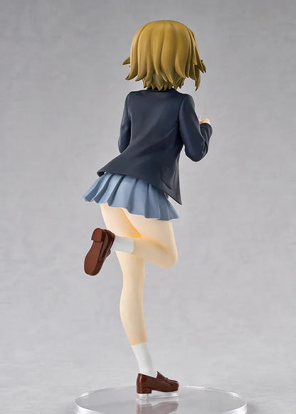 K-ON! POP UP PARADE L Ritsu Tainaka figure wearing her school uniform and carrying a plate with a slice of cake.