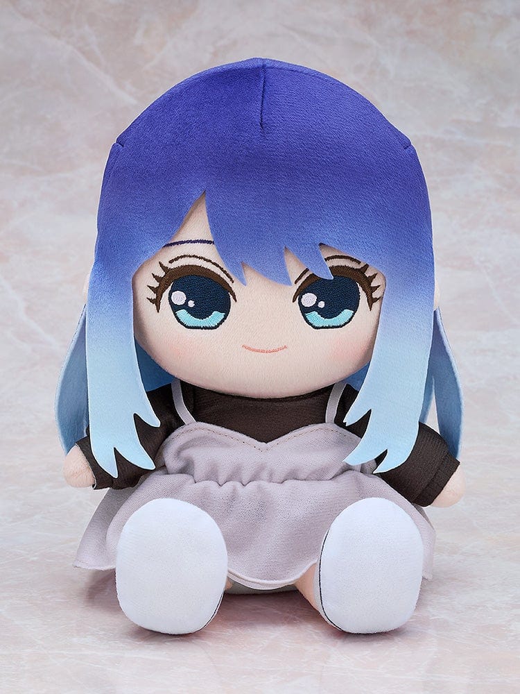 Soft and huggable OSHI NO KO Plushie of Akane Kurokawa, featuring her blue-gradient hair and a cute, detailed design.