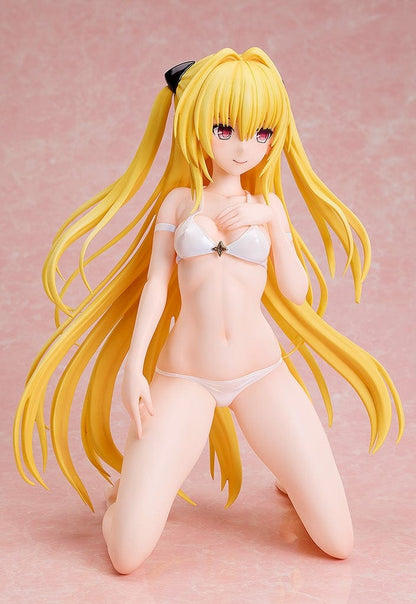 To Love-Ru Darkness B-Style Golden Darkness (Swimsuit w/ Gym Uniform Ver.) 1/4 Scale Figure with long blonde hair, detailed swimsuit, and gym uniform, in a captivating pose.
