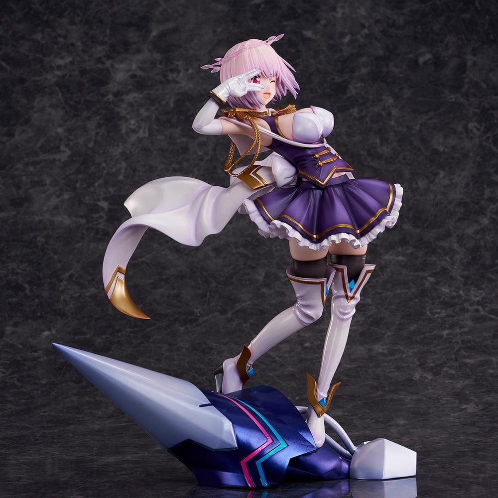 Gridman Universe Akane Shinjo New Order 1/6 Scale Limited Edition Figure with pink hair, dynamic pose, and futuristic base.