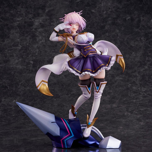 Gridman Universe Akane Shinjo New Order 1/6 Scale Limited Edition Figure with pink hair, dynamic pose, and futuristic base.