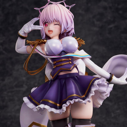 Gridman Universe Akane Shinjo New Order 1/6 Scale Limited Edition Figure with pink hair, dynamic pose, and futuristic base.