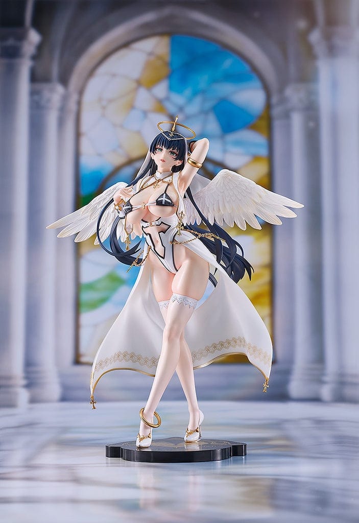 HaneAme 72 Sigils of Solomon - Angel Crocell 1/6 Scale Figure, with a poised angelic figure in ornate attire, featuring expansive white wings and golden accents.