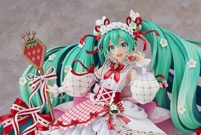 Vocaloid Hatsune Miku Strawberry Motif (15th Anniversary Ver.) 1/7 Scale Figure (Re-run)