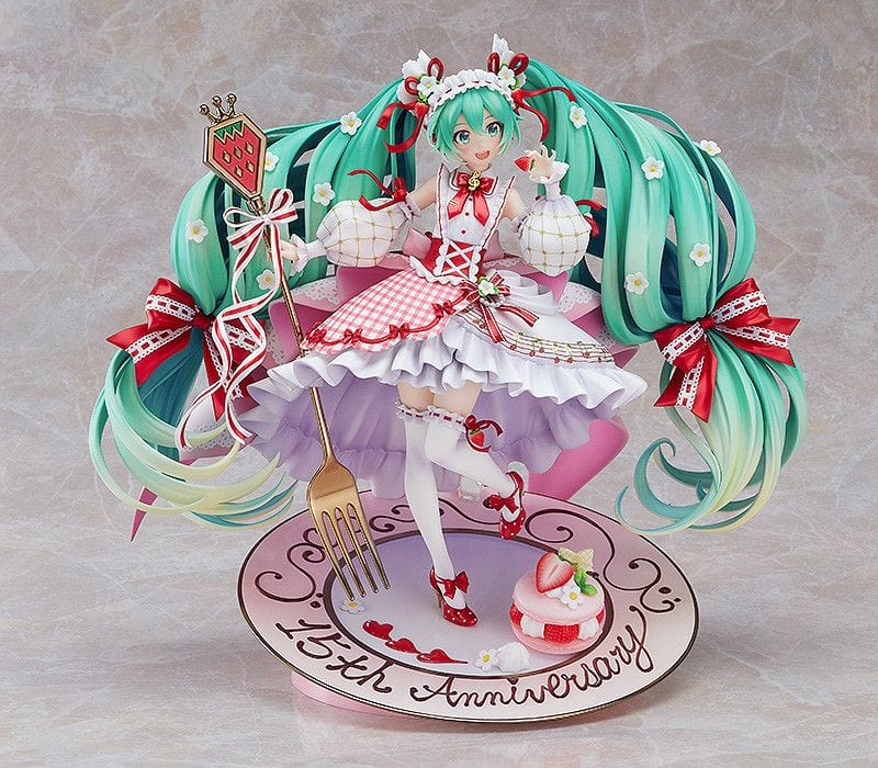 Vocaloid Hatsune Miku Strawberry Motif (15th Anniversary Ver.) 1/7 Scale Figure (Re-run)