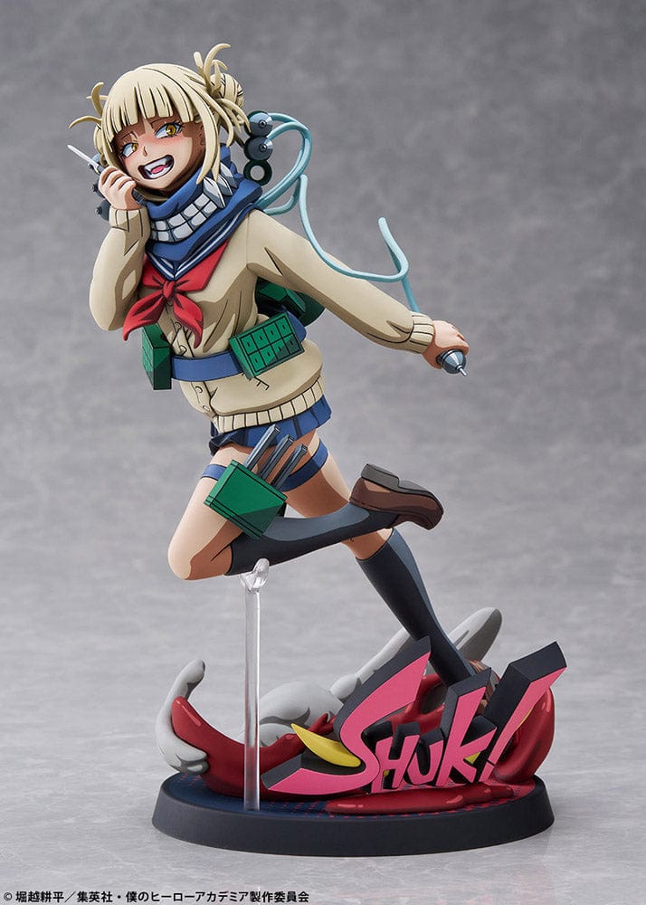 My Hero Academia Himiko Toga 2D Coloring Ver. 1/8 Scale Figure showcasing her dynamic pose and anime-inspired design.