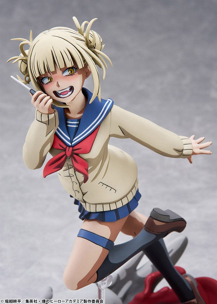 My Hero Academia Himiko Toga 2D Coloring Ver. 1/8 Scale Figure showcasing her dynamic pose and anime-inspired design.