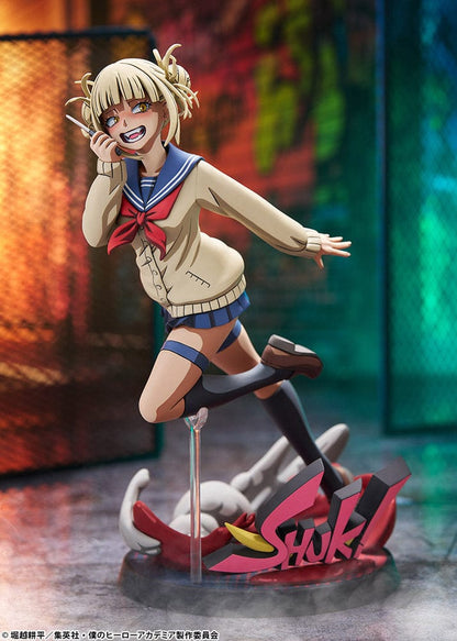 My Hero Academia Himiko Toga 2D Coloring Ver. 1/8 Scale Figure showcasing her dynamic pose and anime-inspired design.