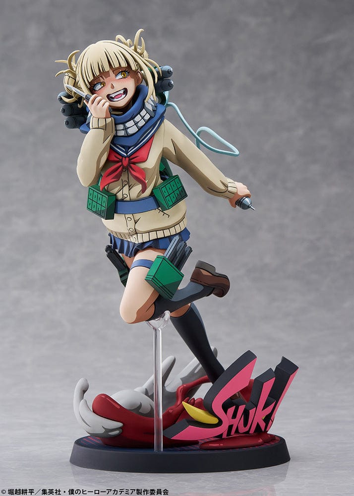 My Hero Academia Himiko Toga 2D Coloring Ver. 1/8 Scale Figure showcasing her dynamic pose and anime-inspired design.