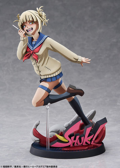 My Hero Academia Himiko Toga 2D Coloring Ver. 1/8 Scale Figure showcasing her dynamic pose and anime-inspired design.