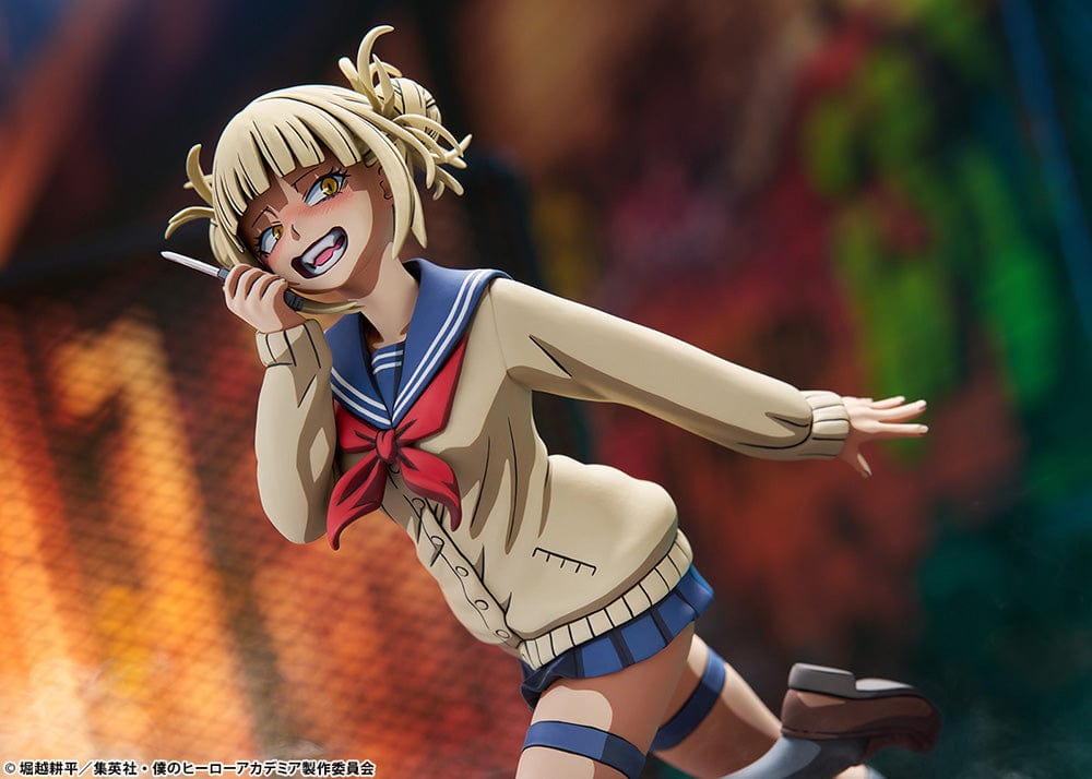 My Hero Academia Himiko Toga 2D Coloring Ver. 1/8 Scale Figure showcasing her dynamic pose and anime-inspired design.