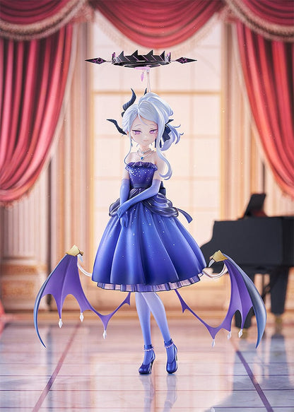 1/7 scale figure of Hina from Blue Archive in a starry purple dress with horns, bat-like wings, and a gothic floating crown.

