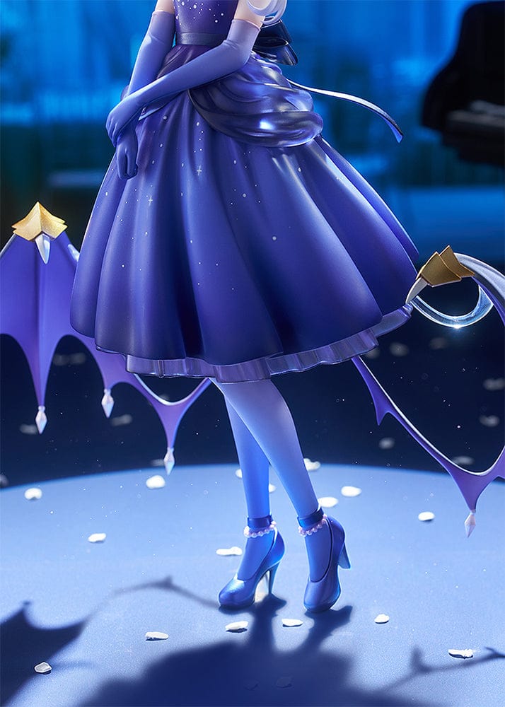 1/7 scale figure of Hina from Blue Archive in a starry purple dress with horns, bat-like wings, and a gothic floating crown.

