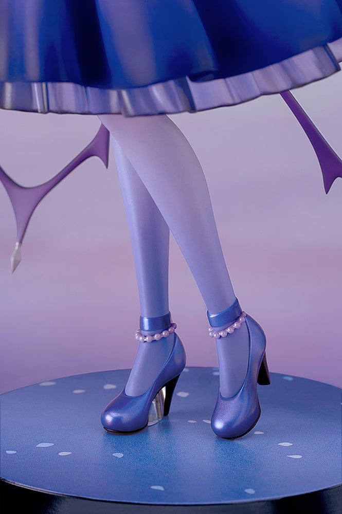 1/7 scale figure of Hina from Blue Archive in a starry purple dress with horns, bat-like wings, and a gothic floating crown.

