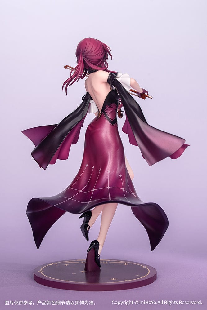 Honkai: Star Rail Gift+ Kafka (Star Rail Live Ver.) 1/8 Scale Figure playing violin in purple flowing attire on a stage-inspired base.