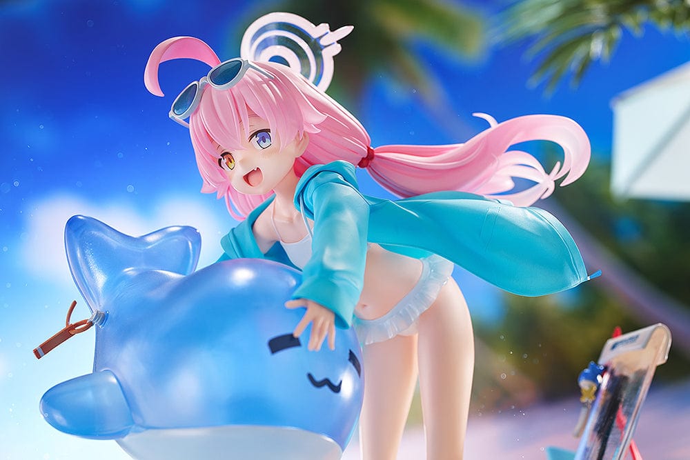 Blue Archive Hoshino (Swimsuit) 1/7 Scale Figure, featuring Hoshino in a vibrant swimsuit with beach accessories, captured in a dynamic and cheerful pose.