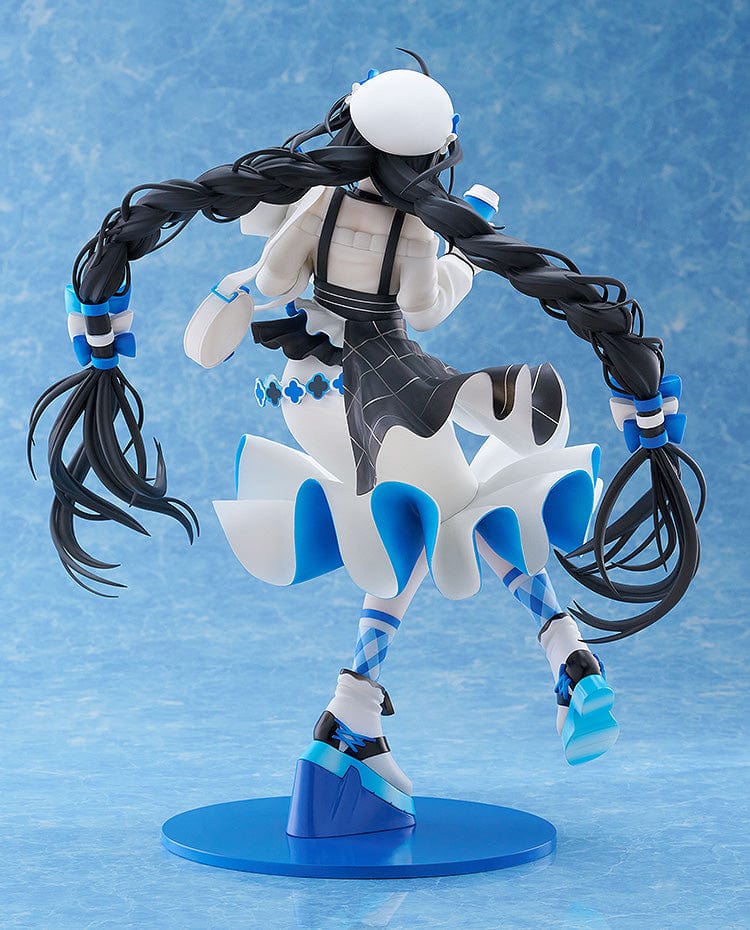 Oshioshio Illustration Toshiue Kanojo 1/6 Scale Figure with black and blue braided hairstyle, dynamic outfit, and blue drink can.